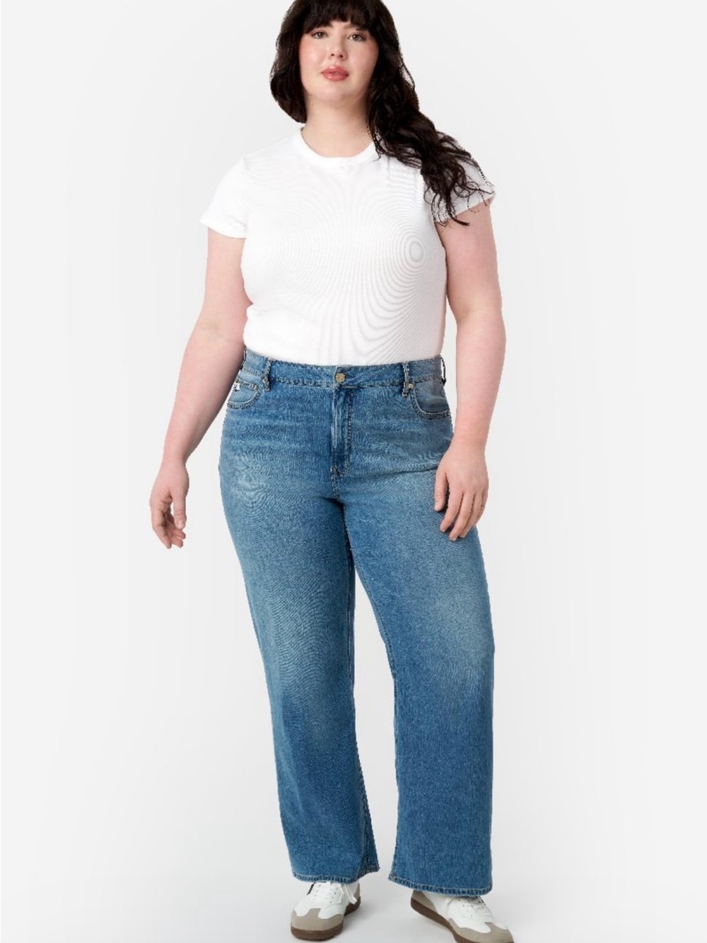 Classic High-Rise Straight Leg Blue jeans